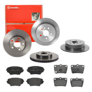 BREMBO Bremsesæt, skivebremser sg00000e4z bagaksel indvendig ventileret 303mm 25mm for TOYOTA DR CHERY