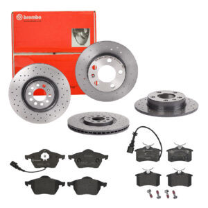 BREMBO Bremsesæt, skivebremser sg00000e5q bagaksel fuld 230mm 25mm for SEAT AUDI SKODA (SVW) SKODA VW VW (FAW) VW (SVW)