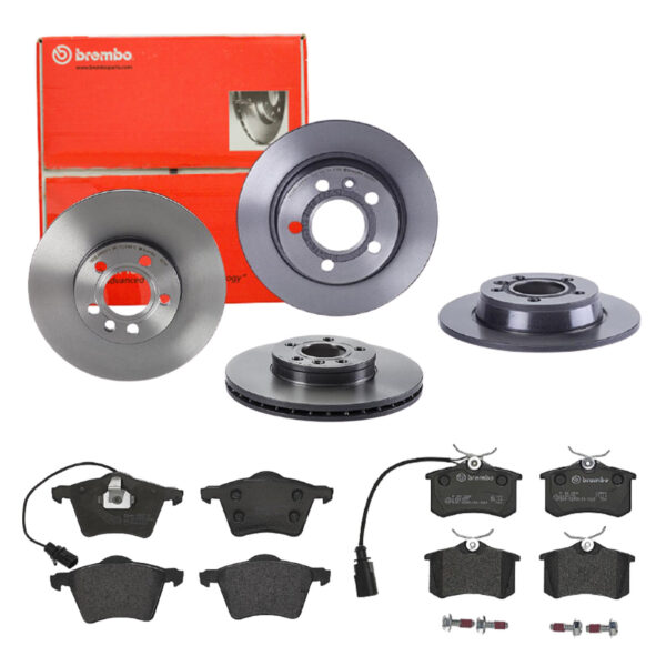 BREMBO Bremsesæt, skivebremser sg00000e82 bagaksel fuld 268mm 26mm for FORD SKODA SEAT VW AUDI