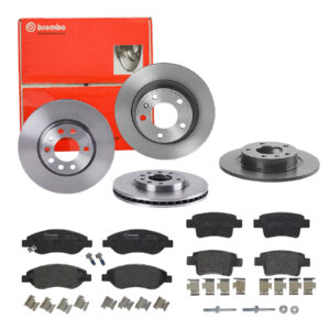 BREMBO Bremsesæt, skivebremser sg00000e8c bagaksel indvendig ventileret 264mm 26mm for OPEL VAUXHALL