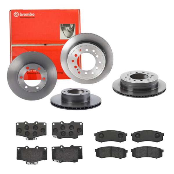 BREMBO Bremsesæt, skivebremser sg00000e8l bagaksel indvendig ventileret 319mm 18mm for GREAT WALL TOYOTA SEAT AUDI VW NISSAN MITSUBISHI DONGFENG