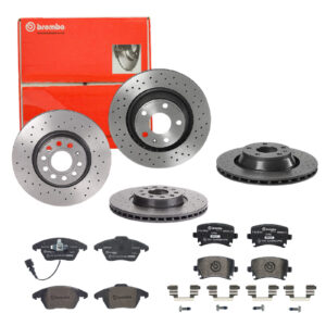 BREMBO Bremsesæt, skivebremser sg00000e8y bagaksel perforeret/ventileret 310mm 25mm for VW VW (FAW) SEAT VW (SVW) SKODA AUDI SKODA (SVW)