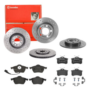 BREMBO Bremsesæt, skivebremser sg00000e94 bagaksel perforeret 239mm 25mm for CITROËN PEUGEOT FORD MG (SAIC) ROEWE (SAIC) LANCIA ZHONGHUA (BRILLIANCE)