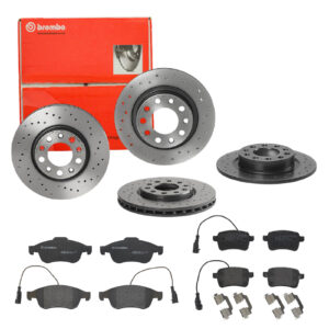 BREMBO Bremsesæt, skivebremser sg00000eak foraksel perforeret 264mm 10mm for ALFA ROMEO FIAT (GAC) FIAT JEEP