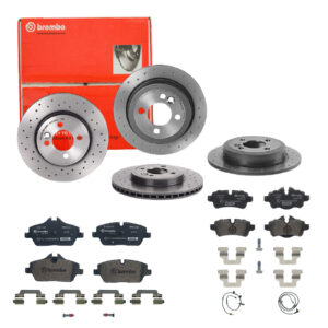 BREMBO Bremsesæt, skivebremser sg00000eaz bagaksel perforeret 280mm 10mm for MINI BMW