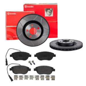 BREMBO Bremsesæt, skivebremser sk8k0ezid7 foraksel lukket 284mm 22mm for OPEL ABARTH FIAT ALFA ROMEO