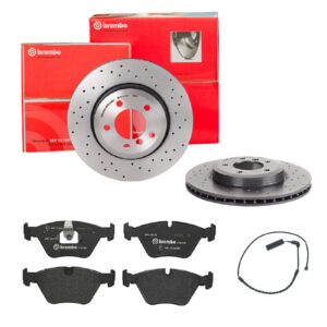 BREMBO Bremsesæt, skivebremser sk8k0f09t5 foraksel perforeret/ventileret 325mm 25mm for BMW ROVER