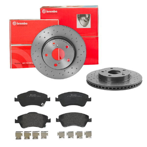 BREMBO Bremsesæt, skivebremser sk8k0f0rv1 foraksel perforeret/ventileret 275mm 22mm for TOYOTA TOYOTA (GAC)