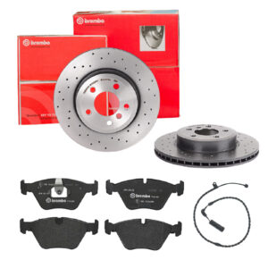 BREMBO Bremsesæt, skivebremser sk8k0f1kx3 foraksel perforeret/ventileret 325mm 25mm for BMW ROVER