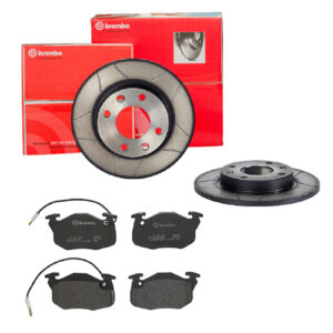 BREMBO Bremsesæt, skivebremser sk8k0f1mj1 foraksel lukket 247mm 10mm for CITROËN PEUGEOT RENAULT
