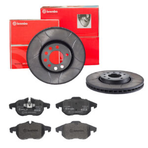 BREMBO Bremsesæt, skivebremser sk8k0f1r21 foraksel lukket 302mm 28mm for OPEL VAUXHALL SAAB FIAT GENERAL MOTORS