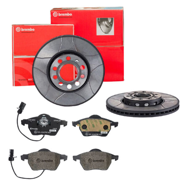 BREMBO Bremsesæt, skivebremser sk8k0f2lq1 foraksel lukket 288mm 25mm for SEAT VW SKODA AUDI AUDI (FAW)
