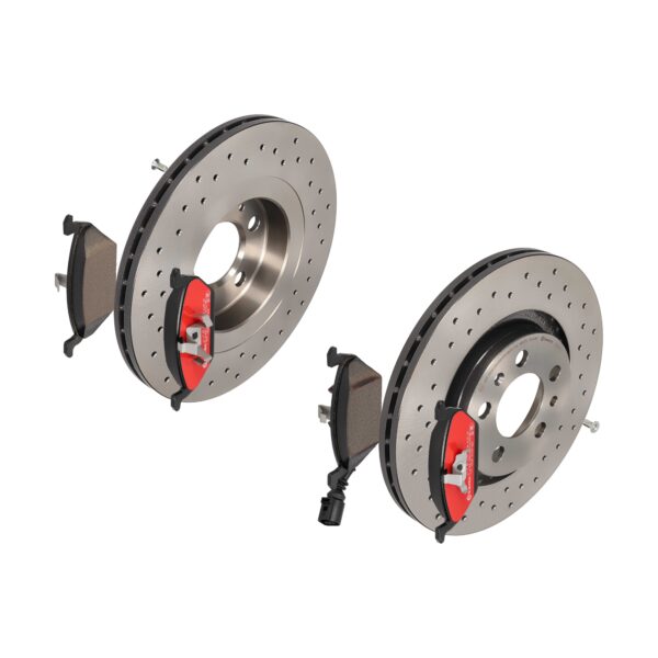 BREMBO Bremsesæt, skivebremser sk8k0f3dh1 foraksel perforeret/ventileret 280mm 22mm for ROEWE (SAIC) SEAT VW (SVW) VW (FAW) AUDI VW