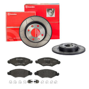BREMBO Bremsesæt, skivebremser sk8k0f46h4 foraksel lukket 247mm 10mm for CITROËN PEUGEOT NAZA