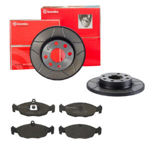 BREMBO Bremsesæt, skivebremser sk8k0f4xh4 foraksel fuld 236mm 12mm for OPEL DAEWOO VAUXHALL BEDFORD BUICK (SGM) JAGUAR CHEVROLET