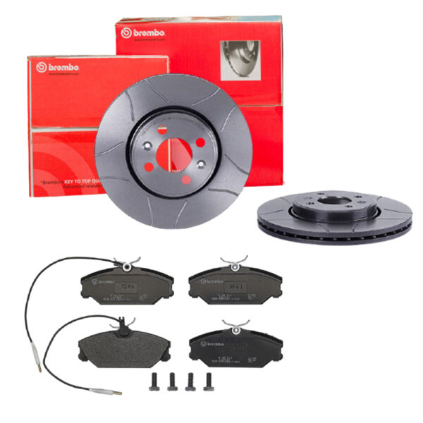 BREMBO Bremsesæt, skivebremser sk8k0f52a6 foraksel lukket 280mm 24mm for DAEWOO RENAULT DACIA