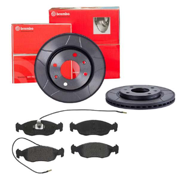 BREMBO Bremsesæt, skivebremser sk8k0f5i54 foraksel lukket 247mm 20mm for CITROËN PEUGEOT