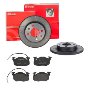 BREMBO Bremsesæt, skivebremser sk8k0f5s38 foraksel lukket 238mm 12mm for CITROËN PEUGEOT DACIA RENAULT