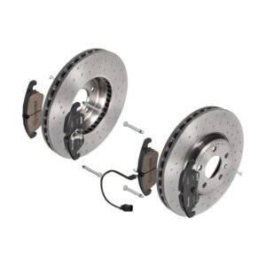 BREMBO Bremsesæt, skivebremser sk8k0f5si4 foraksel perforeret/ventileret 320mm 30mm for AUDI AUDI (FAW) VW SEAT SKODA
