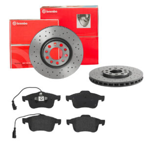 BREMBO Bremsesæt, skivebremser sk8k0f5vn6 foraksel perforeret/ventileret 305mm 28mm for ALFA ROMEO FIAT (GAC) DODGE CHRYSLER