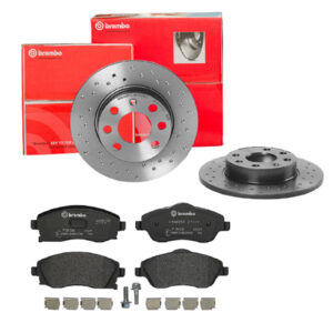 BREMBO Bremsesæt, skivebremser sk8k0f64b0 foraksel fuld 240mm 11mm for OPEL VAUXHALL GENERAL MOTORS