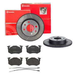 BREMBO Bremsesæt, skivebremser sk8k0f6kn3 foraksel lukket 238mm 12mm for DACIA RENAULT