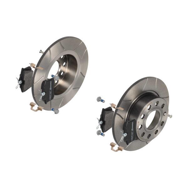 BREMBO Bremsesæt, skivebremser sk8k0f8425 bagaksel lukket 253mm 10mm for PEUGEOT CITROËN FORD ROEWE (SAIC) LANCIA ZHONGHUA (BRILLIANCE) DS SKODA AUDI