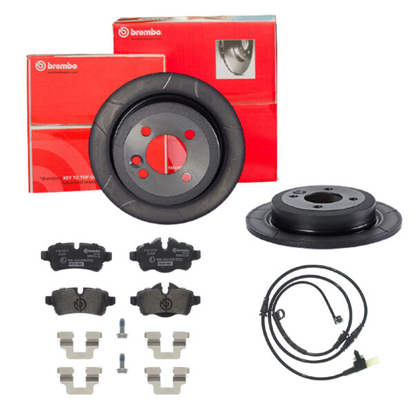BREMBO Bremsesæt, skivebremser sk8k0f8ah7 bagaksel lukket 259mm 10mm for MINI