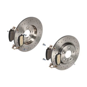 BREMBO Bremsesæt, skivebremser sk8k0f8qi9 bagaksel perforeret 300mm 12mm for AUDI VW (FAW) SKODA VW AUDI (FAW)