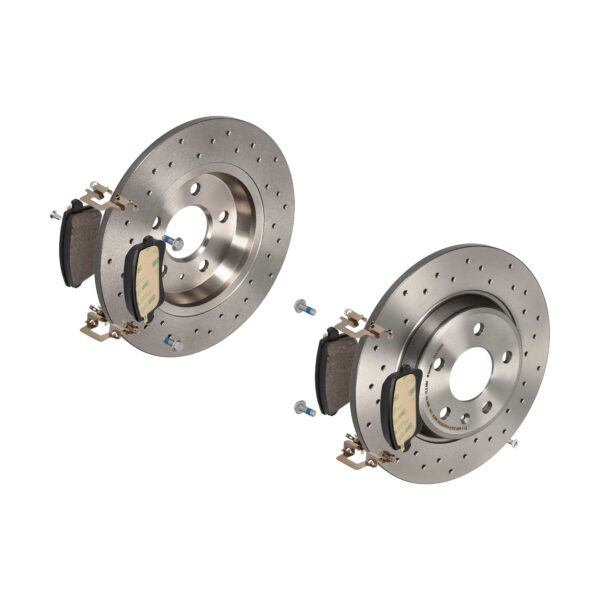 BREMBO Bremsesæt, skivebremser sk8k0f8qi9 bagaksel perforeret 300mm 12mm for AUDI VW (FAW) SKODA VW AUDI (FAW)