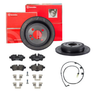 BREMBO Bremsesæt, skivebremser sk8k0f8rq7 bagaksel lukket 259mm 10mm for MINI BMW