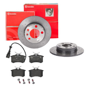 BREMBO Bremsesæt, skivebremser sk8k0f91j5 bagaksel fuld 230mm 9mm for VW AUDI SKODA VW (FAW) SEAT SKODA (SVW) VW (SVW)