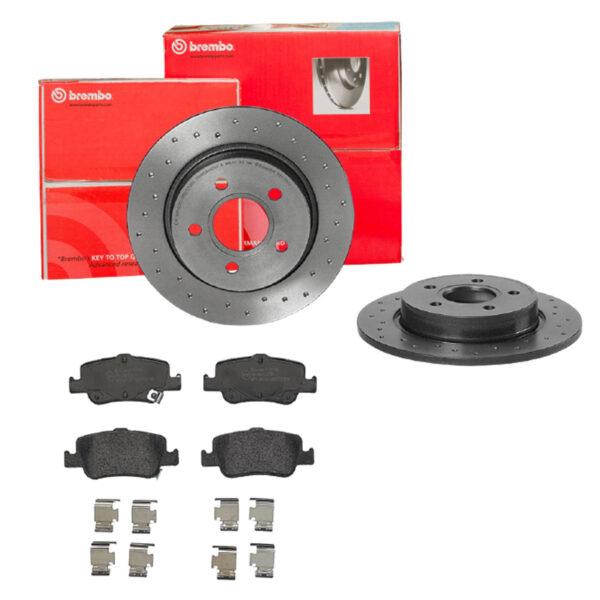 BREMBO Bremsesæt, skivebremser sk8k0f97t5 bagaksel fuld 270mm 10mm for TOYOTA