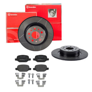 BREMBO Bremsesæt, skivebremser sk8k0f9b93 bagaksel lukket 276mm 10mm for LANCIA ALFA ROMEO FIAT
