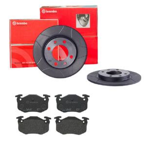 BREMBO Bremsesæt, skivebremser sk8k0f9ph1 bagaksel lukket 247mm 8mm for CITROËN PEUGEOT FENGSHEN RENAULT HSV