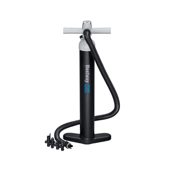 Bestway luftpumpe - 25 × 10,5 × 65 cm, sort