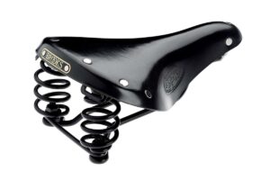 Brooks Flyer S Trekking retro læder cykelsadel, sort