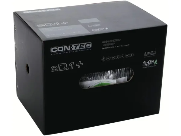 CONTEC eNHANCED Drive + cykelkæde 1/2"x 1/8"singlespeed 2364 led værkstedspakke sølv