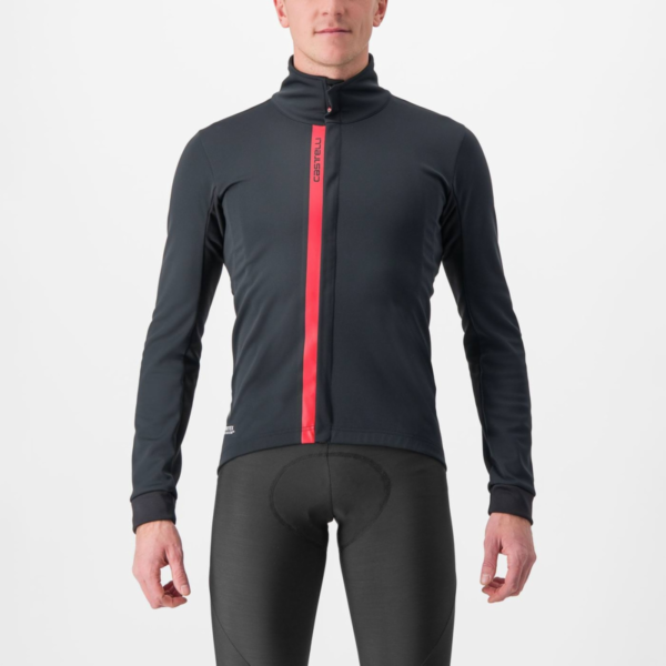 Castelli Entrata cykeljakke sort/rød herre