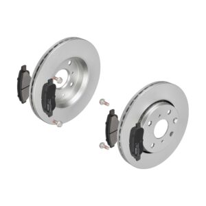 F.BECKER Bremsesæt, skivebremser 13810005 foraksel ventileret 247mm 20mm for PEUGEOT CITROËN TOYOTA