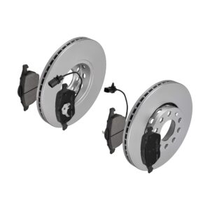 F.BECKER Bremsesæt, skivebremser 13810009 foraksel ventileret 288mm 25mm for VAG SKODA