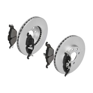 F.BECKER Bremsesæt, skivebremser 13810013 foraksel ventileret 256mm 23,8mm for OPEL VAUXHALL