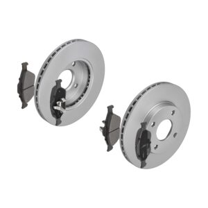 F.BECKER Bremsesæt, skivebremser 13810015 foraksel ventileret 258mm 22mm for FORD MAZDA