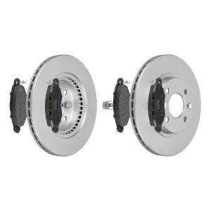 F.BECKER Bremsesæt, skivebremser 13810032 foraksel ventileret 259mm 20,7mm for NISSAN RENAULT DACIA