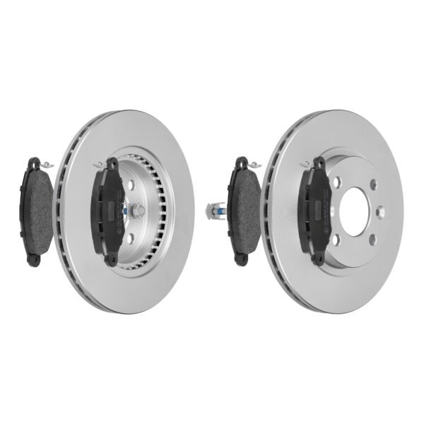 F.BECKER Bremsesæt, skivebremser 13810032 foraksel ventileret 259mm 20,7mm for NISSAN RENAULT DACIA