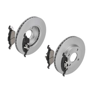 F.BECKER Bremsesæt, skivebremser 13810038 foraksel ventileret 258mm 22mm for FORD MAZDA