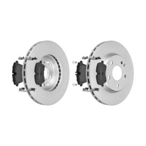F.BECKER Bremsesæt, skivebremser 13810056 foraksel ventileret 288mm 25mm for MERCEDES-BENZ