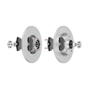 F.BECKER Bremsesæt, skivebremser 13810075 bagaksel fuld 280mm 12mm for VAUXHALL OPEL FIAT NISSAN RENAULT