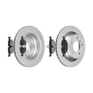 F.BECKER Bremsesæt, skivebremser 13810113 bagaksel ventileret 298mm 20mm for BMW