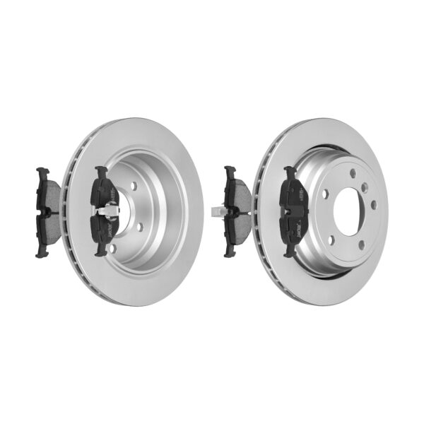 F.BECKER Bremsesæt, skivebremser 13810113 bagaksel ventileret 298mm 20mm for BMW